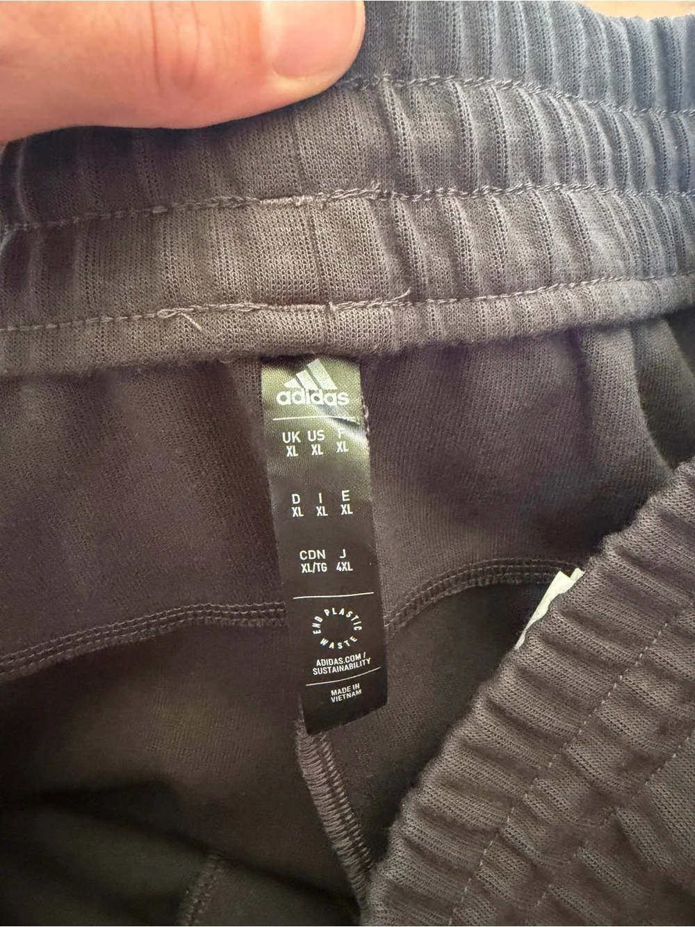 adidas Black Athletic Shorts with Light Gray Zip Pockets